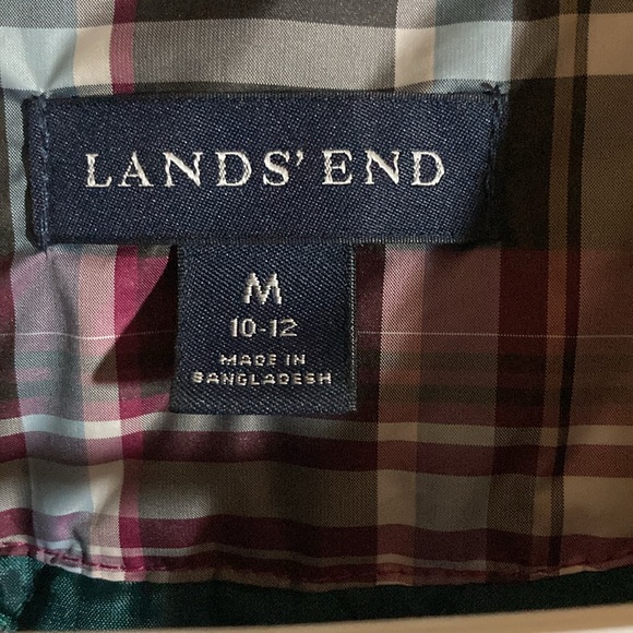 Girls Lands End Quilted Barn Jacket size Med (10-12) - Picture 2 of 7